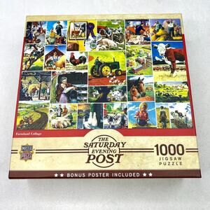 The Saturday Evening Post Farmland Collage 1000pc Puzzle